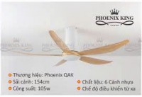 Quạt trần 5 cánh phoenix QT-999YM ( ĐIỀU KHIỂN KHÔNG BH )