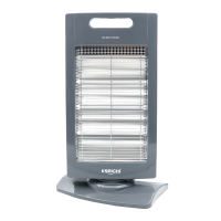 Đèn sưởi halogen Korichi KRC-2125