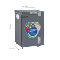 Tủ đông Hòa Phát HPF-AD6107G ( 1 chế độ đông , dàn đồng , dung tích 107 lít - Màu xám )