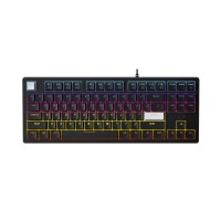 Bàn phím cơ DareU EK87 V2 Black, Rainbow light - Red Switch