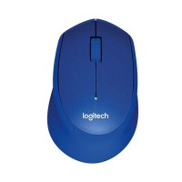 Chuột quang không dây Logitech M331 Silent (màu xanh)