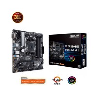 Bo mạch chủ ASUS Prime B450M-A II (AMD B450, Socket AM4, m-ATX, 4 khe RAM DDR4)