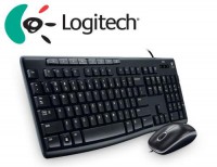 Bộ bàn phím chuột có dây Logitech MK200