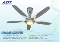 Quạt trần 5 cánh điều khiển từ xa ADT ADT-500909 có đèn ( ĐIỀU KHIỂN KHÔNG BH )