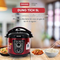 NỒI ÁP SUẤT ĐIỆN ĐA NĂNG HASUKA HSK-983 5 lit