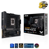 Bo mạch chủ Asus TUF GAMING B760M-PLUS D4: (Intel B760, Socket LGA1700, mATX, 4 khe Ram DDR4)