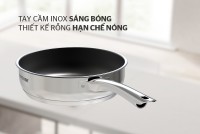 Chảo chống dính inox 5 đáy sunhouse phi 26 IN26M2