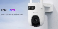 Camera IP Ezviz CS-H9C 2K (R100-8H33WKFL) dual camera 3MP+3MP ( Ngoài trời)