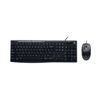 Bộ bàn phím chuột có dây Logitech MK200