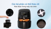 Nồi chiên không dầu philip HD9860 1,4 kg ( gần 5 lit)